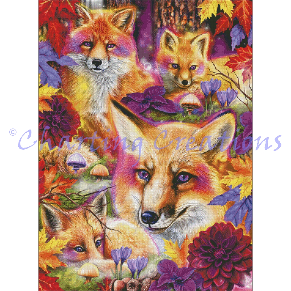 (image for) Day Dream Foxes Large